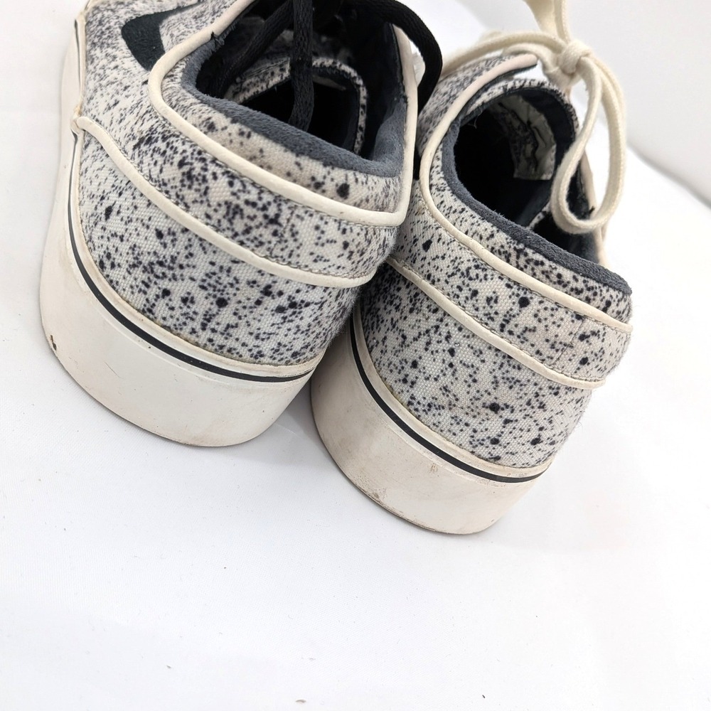 Nike Stefan Janoski Speckled Canvas‎ Skate Shoes Women's 8 Black White - Picture 7 of 14
